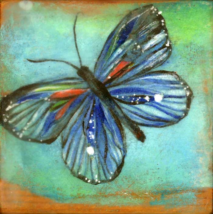 Butterfly Archival print, Blue Morpho