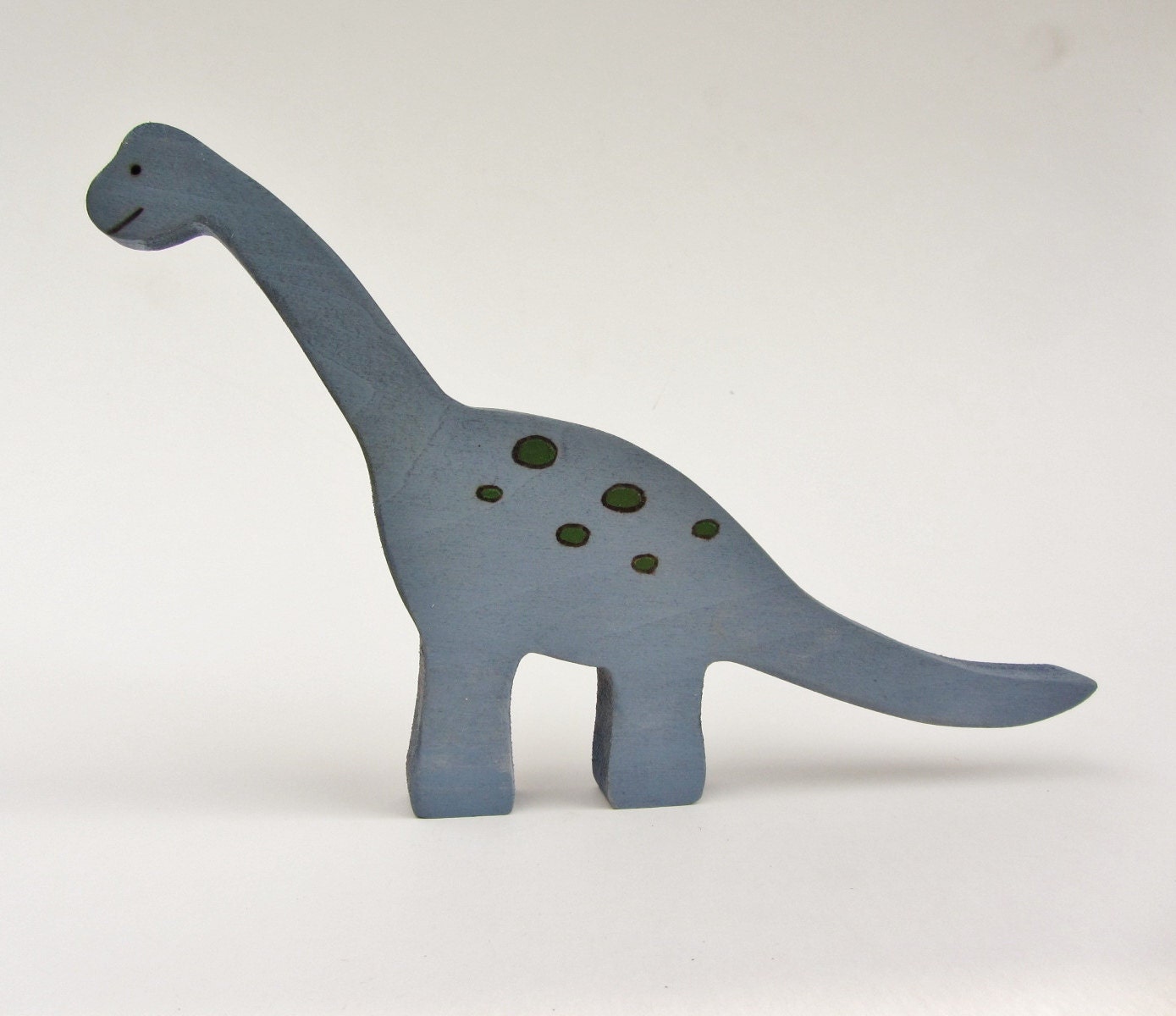 Wooden Brachiosaurus Toy- Waldorf natural- wood dinosaur dino