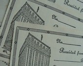 3 Stunning 100 Year Old  Unused Receipts Lot