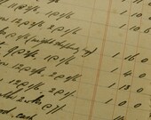 Stunning Victorian 1909-1916 Ledgers Over 100 Years Old