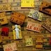 Vintage Salvage Wooden Yardsticks cut pcs for Jewelry and Assemblage
