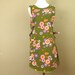 vintage floral smock apron pinny