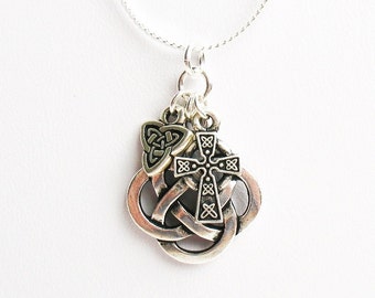 Trinity Knot Necklace Sterling Silver