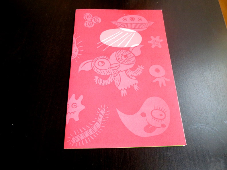 Aya's Diary Vol. 1 -----   Silkscreen cover hand made zine