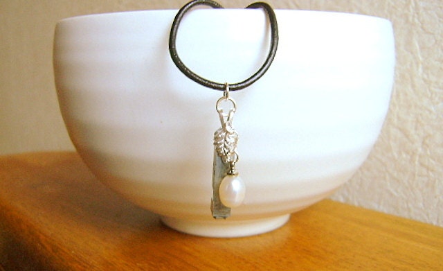 Japanese Typewriter Key Jewelry  Vintage Kanji Necklace Loveable Tender