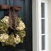 Wreaths - Hydrangea Wreath - Hydrangea Blooms - Wedding Decor - Wreath for Spring