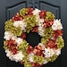 Autumn Wreaths, Fall Hydrangea Wreath, Fall Wreaths, Fall Hydrangeas, Front Door Wreaths, Holidays, Oktoberfest, Hydrangea Wreath