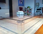 Living Room Table - Clear Table - Glass Table