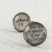 Shakespeare Cuff Links - Richard III Quote - Now is the winter of our discontent