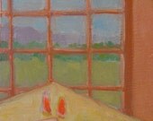 New Getting Ready- Original Oil Encaustic Still LIfe Painting - 8" x 10":