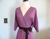 1970s Dress // Dolman Sleeve Ballet Dress