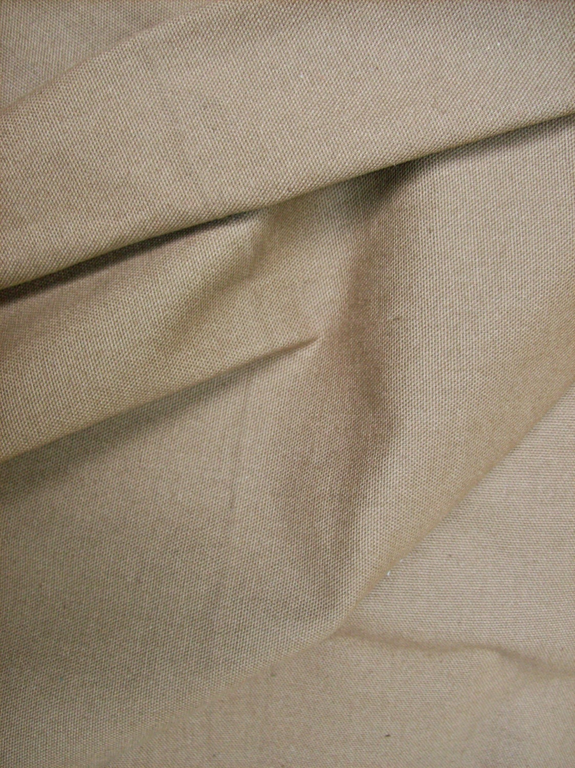 Organic Cotton Canvas, Midweight 60"W, Grey-Brown