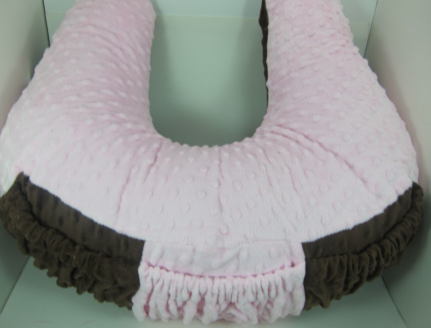 Made To Order Feeding Boppy Pillow Has Removable  Cover With Pockets. Choose Your Colors -Free Monograming