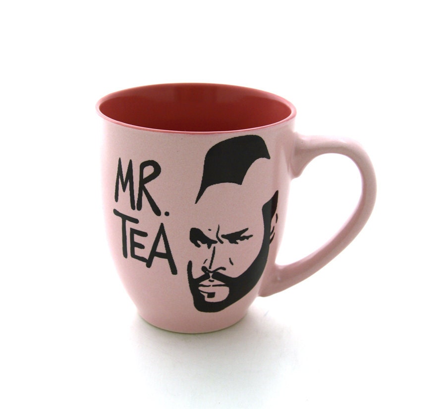 Mr T Tea Mug Pink