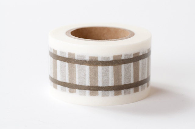 Japanese Washi Masking Tape - Train Tracks - Binsendou - 30mm wide