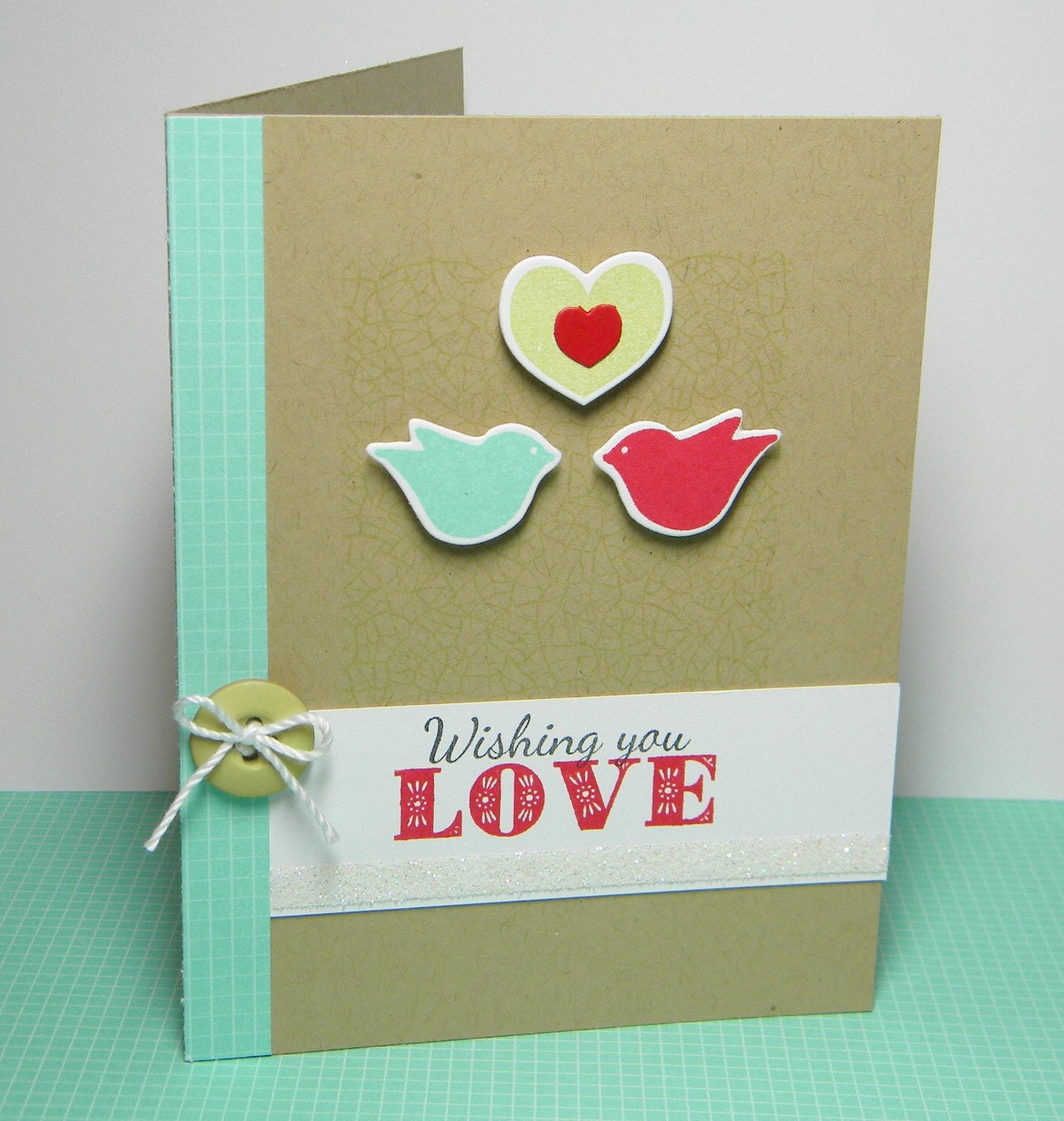 Wishing You Love Handmade Card