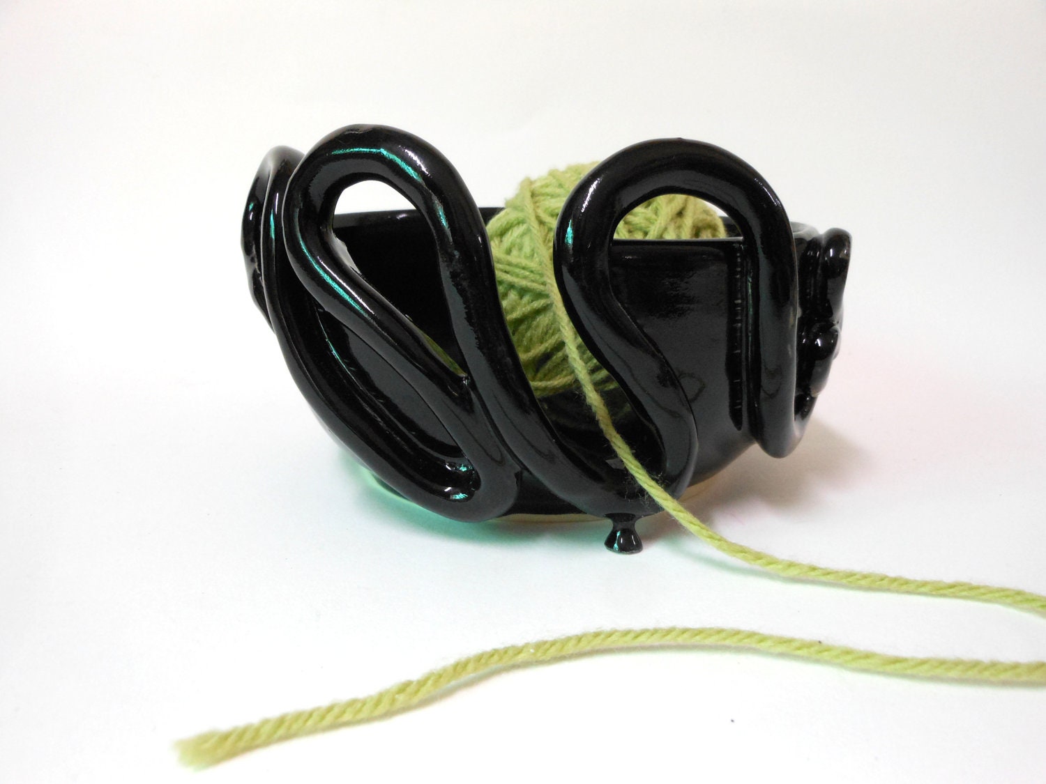 Big Black Yarn Bowl