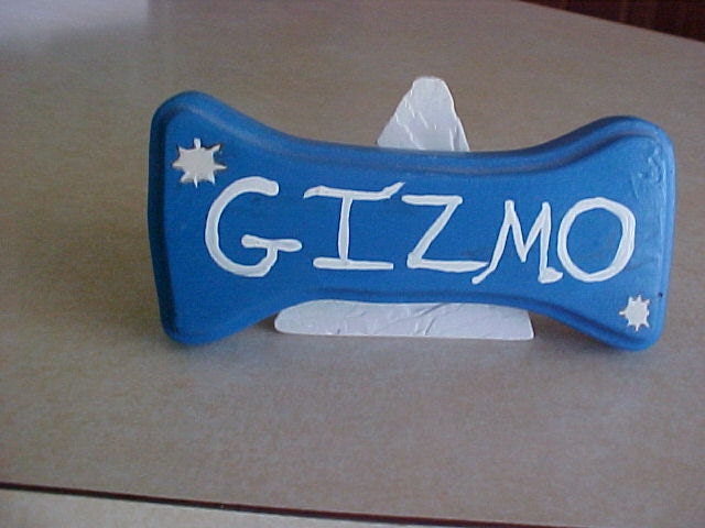 dog bone personalized U Paint Ceramics