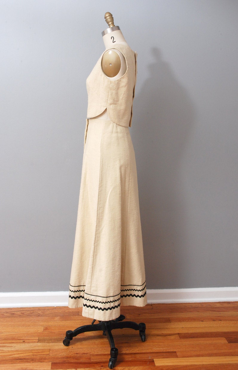 r e s e r v e d  1940s Dress Set - Sailor 3 Piece Nautical Set