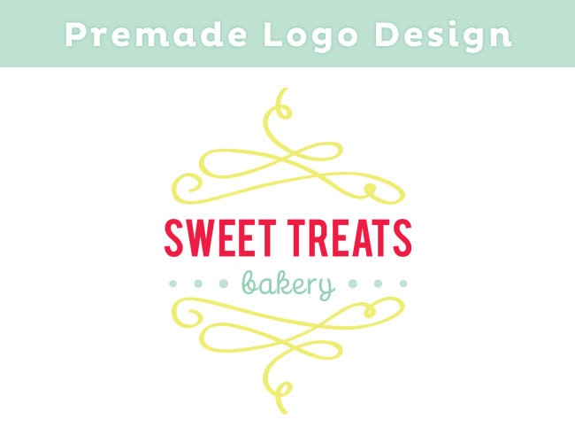 PREMADE Bakery Logo Design, with Watermark