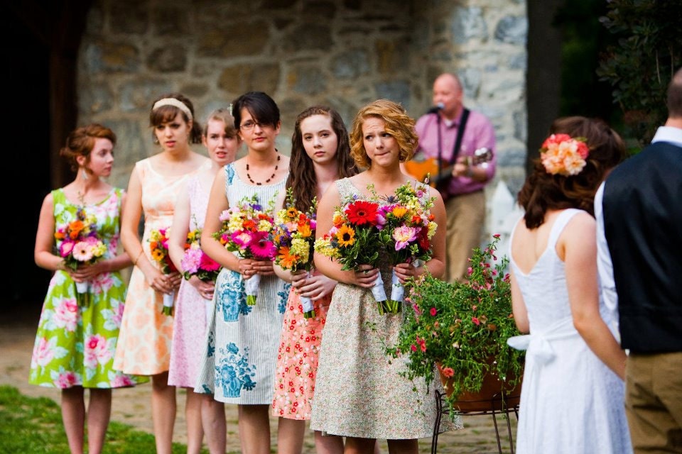 Bridesmaids dresses first down payment