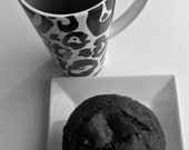 Vegan Black Forest Chocolate Chip Cherry  Muffins or Vegan Chocolate Muffins Perfect Gift or Brunch Dessert