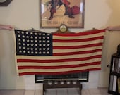 Vintage 48 Star United States Flag / 1912 - 1959 US Flag
