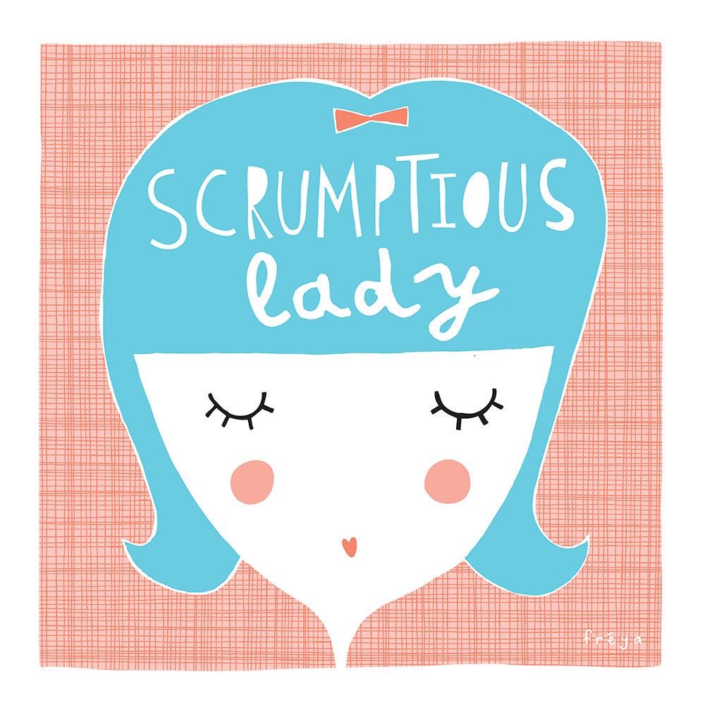 Scrumptious Lady - Fine Art Print (Large)
