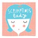 Scrumptious Lady - Fine Art Print (Large)