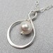 Infinity Necklace Sterling Silver Ideal For Bridesmaids Gifts, Brides, Maid Of Honor Or Mother Of The Bride