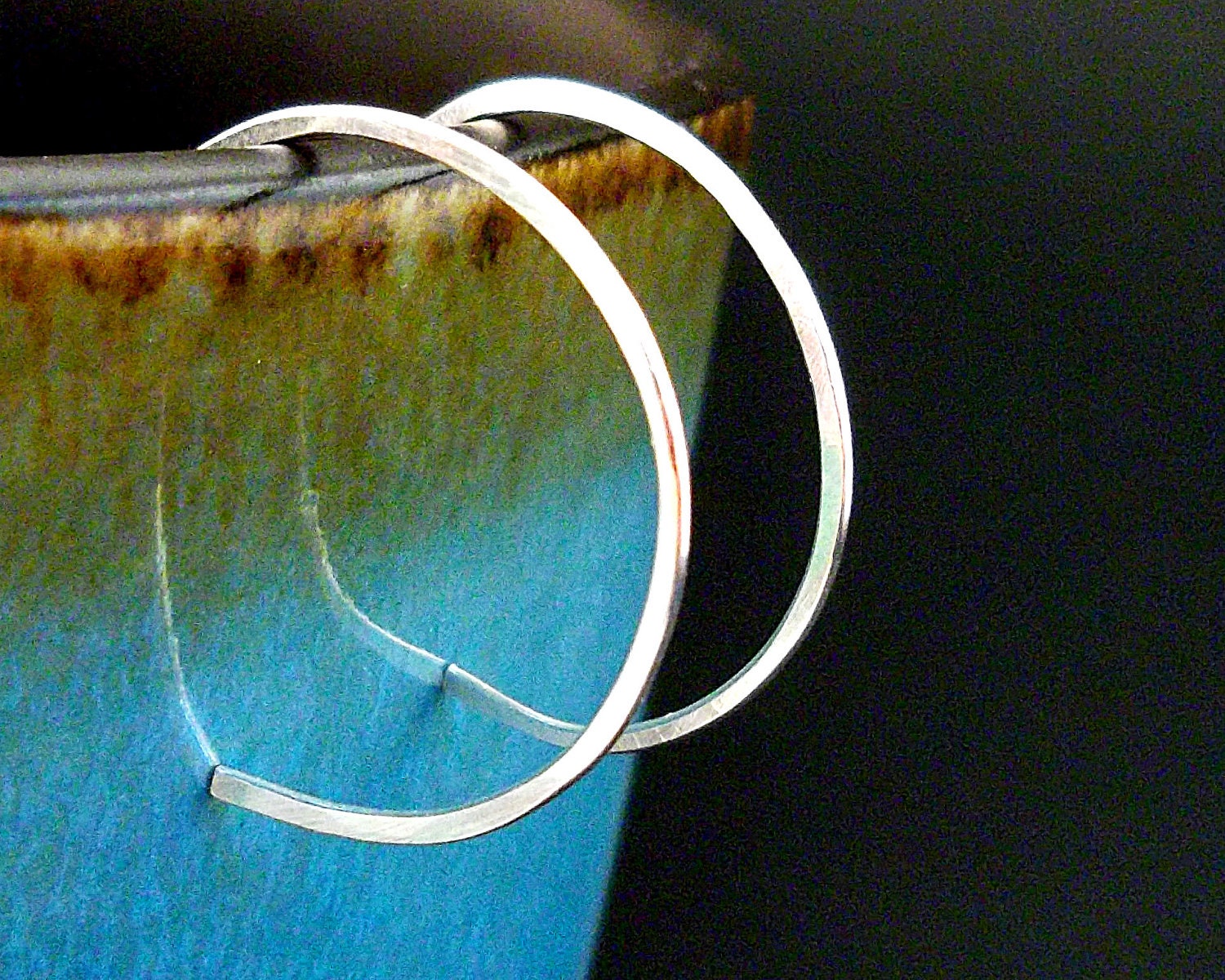 Sterling Silver Hoop Earrings, Small Lightweight Silver Hoops