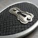 Silver Belt Buckle Steampunk Keyhole Escutcheon