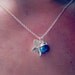 Bridal Necklace Silver Orchid and Labradorite AAA Grade on Delicate Sterling Silver Chain Ultra Luxe Bridesmaid Necklaces