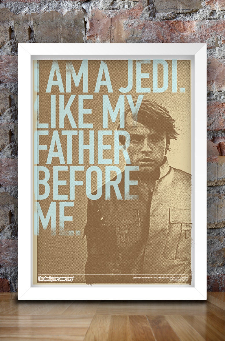 Star Wars Inspired Print (Heroes Series: LUKE SKYWALKER) A3