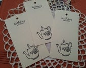 Mini Wish Tree Tags Teapot Birthday Wishes Set of 30