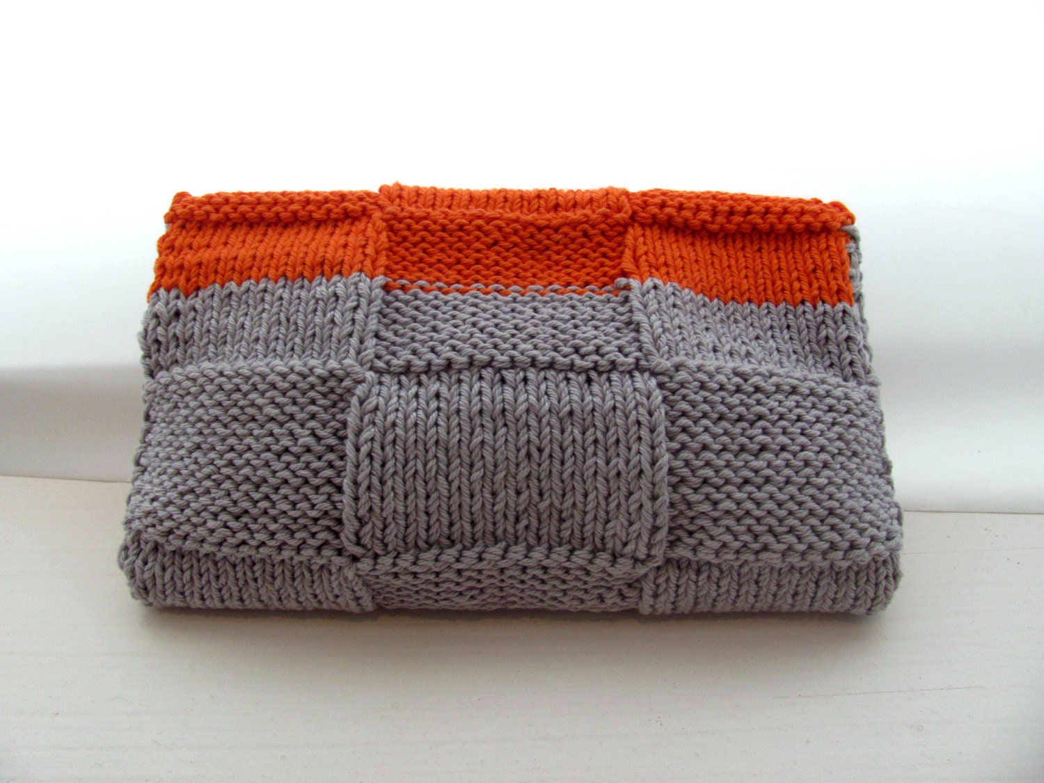 OraNge GrAy----100 % CoTTon-----NEw CoLLecTion--ClUch----GiFt