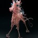 Pink Unicorn Wire Art Sculpture