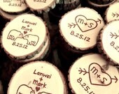 Save The Date Magnets  100 Heart and Arrow Magnets