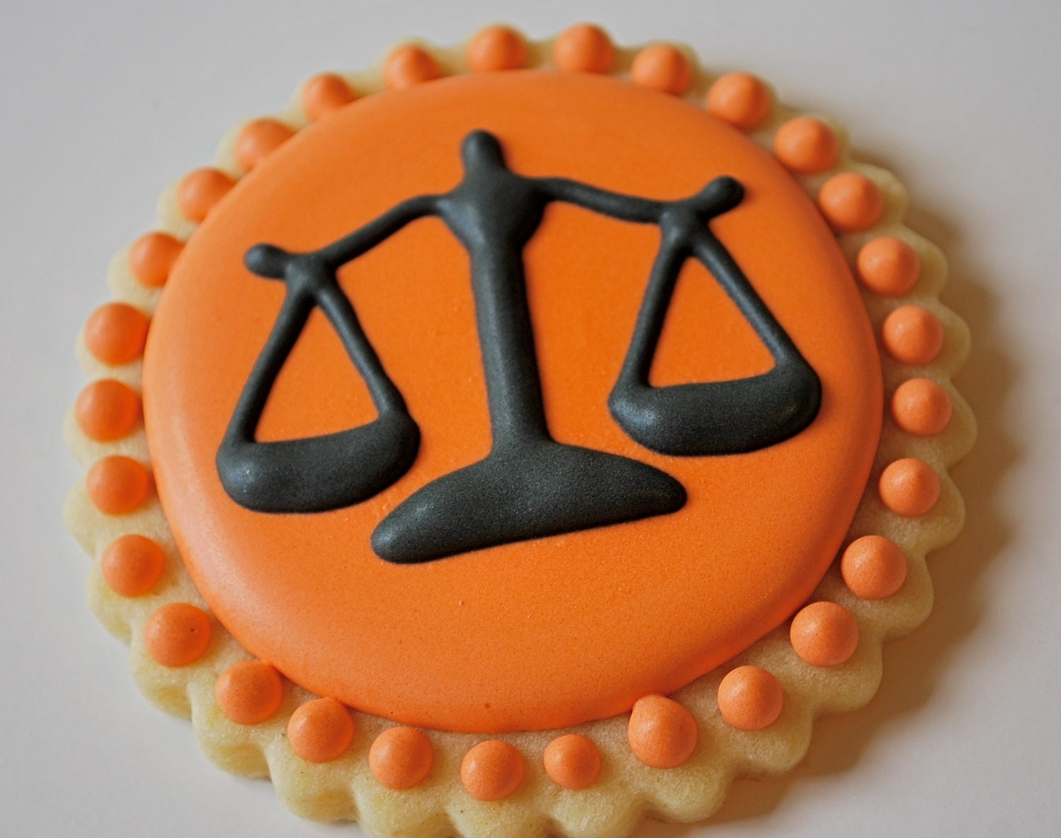 Scales of Justice Decorated Sugar Cookies (12)