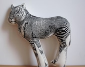 SALE - Plush Tiger/Okapi Pillow