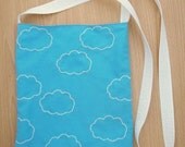 Floaty Clouds Blue and White Hip Bag
