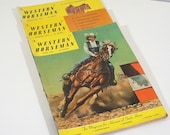 Western Horseman Magazines, Vintage 1960s, Lot of 3