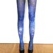 Galaxy Tights Magellanic Cloud Nebula Space Sheer Leggings
