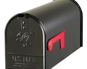 Custom  solid color mailbox with numbers/name