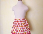 SWEET TREAT Everyday Twirly Skirt - Size 1 - pink yellow