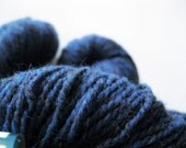 Peace Fleece, navy blue, worsted weight yarn for knitting, Patience Blue