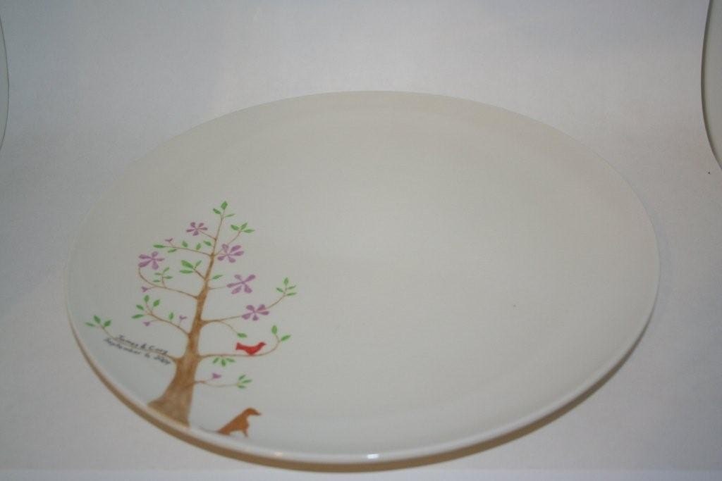 Custom 12" Round Signature Plate / Made to Order / Contemporary Functional Ceramics for Your Home