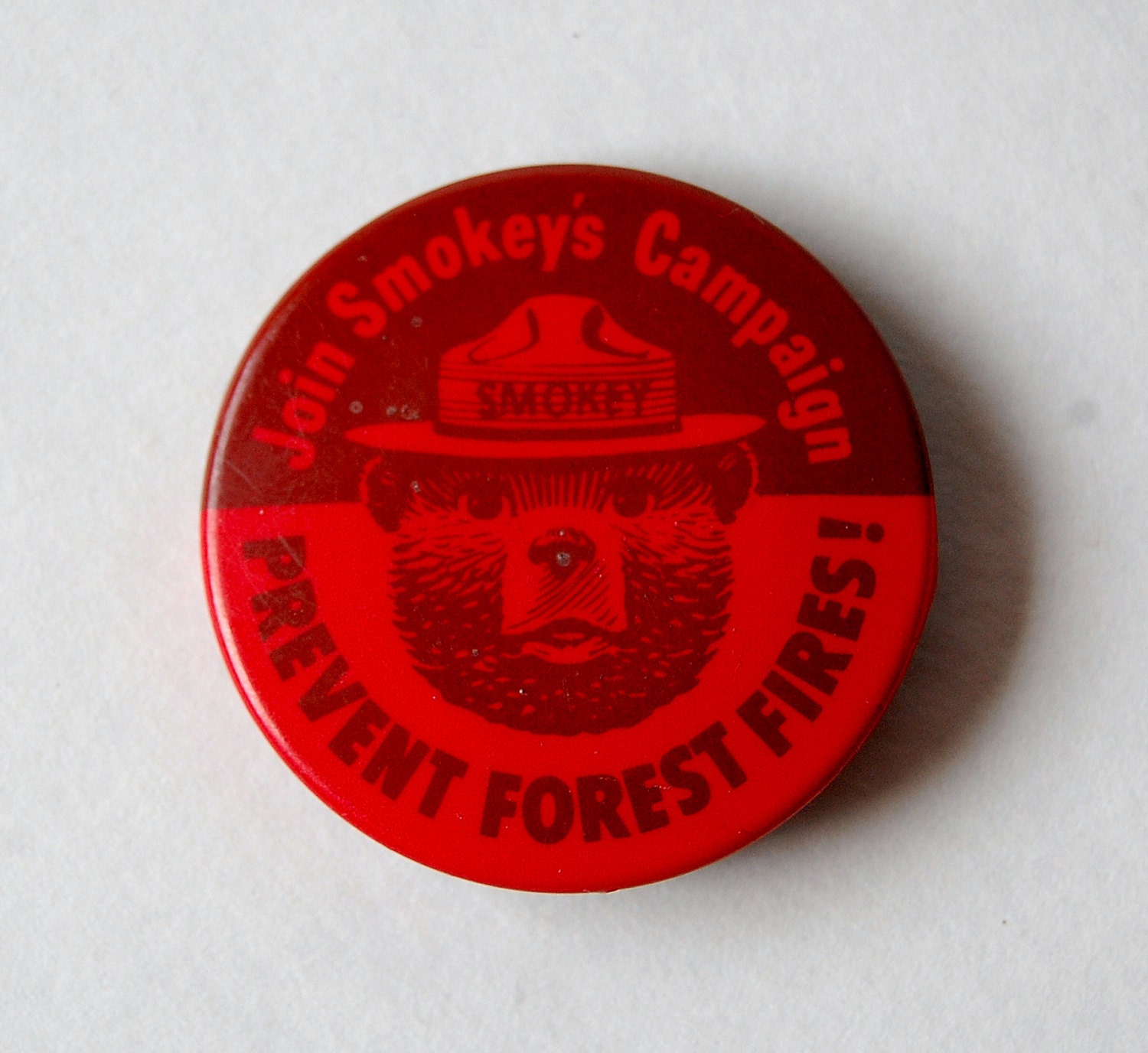 Vintage Smokey The Bear Pin