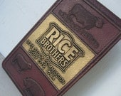 Antique Ledger Notebook.... Rice Brothers, Sioux City Iowa