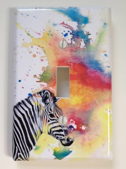 Zebra Decorative Light Switch Cover Great Zebra Kids Room Decor, Baby Nursery Decor, And of Course Everyone